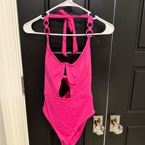 Pink One Piece Swimsuit